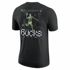 Milwaukee Bucks Courtside Air Traffic Control Max90 T-Shirt - Black discount