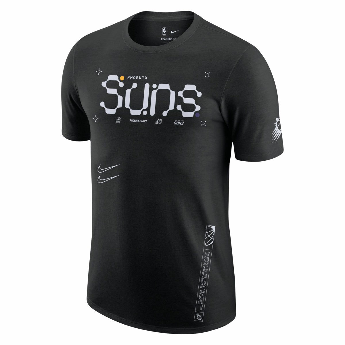 Phoenix Suns Courtside Air Traffic Control Max90 T-Shirt - Black for sale