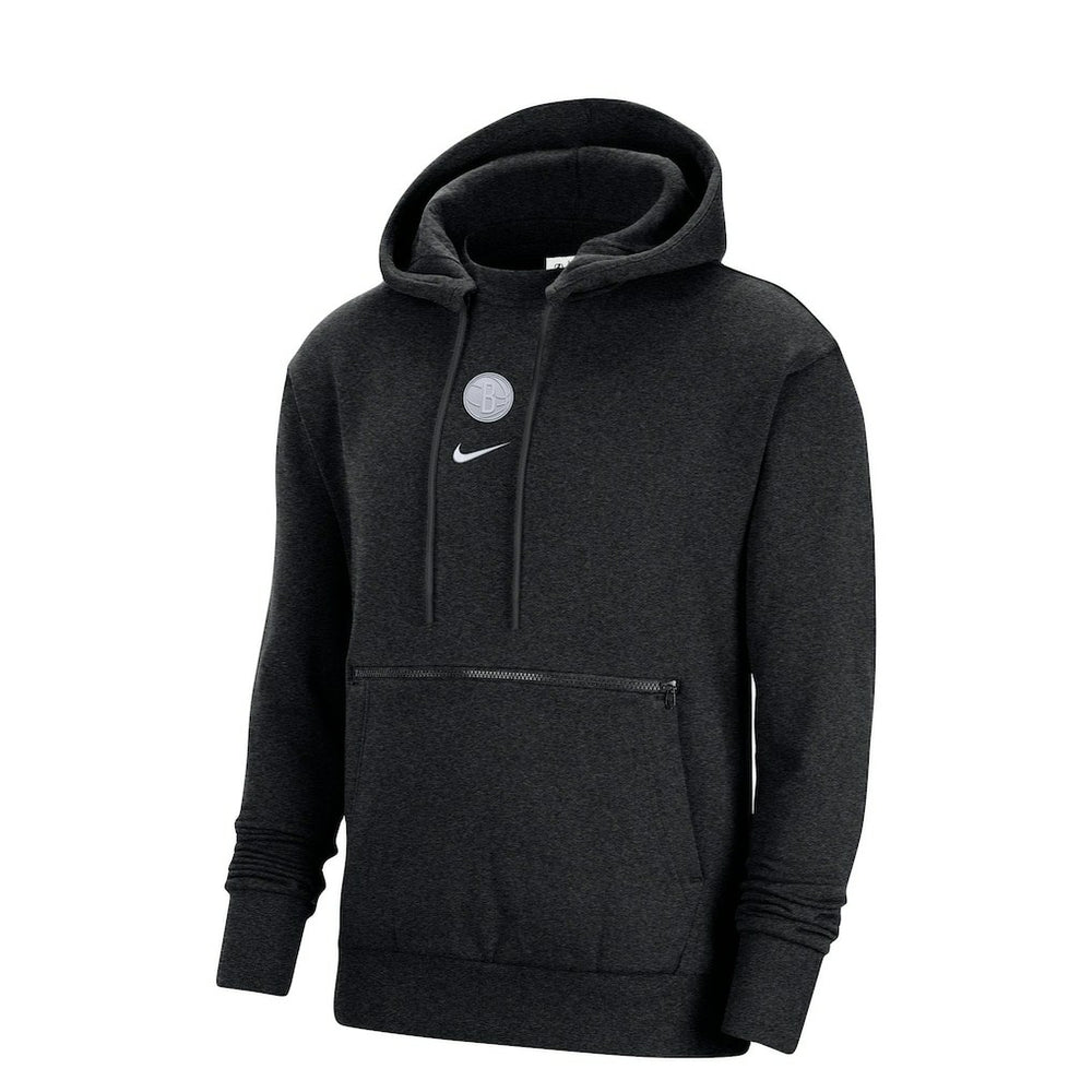 Brooklyn Nets Courtside Versus Flight Pullover Hoodie - Heather Black cheap