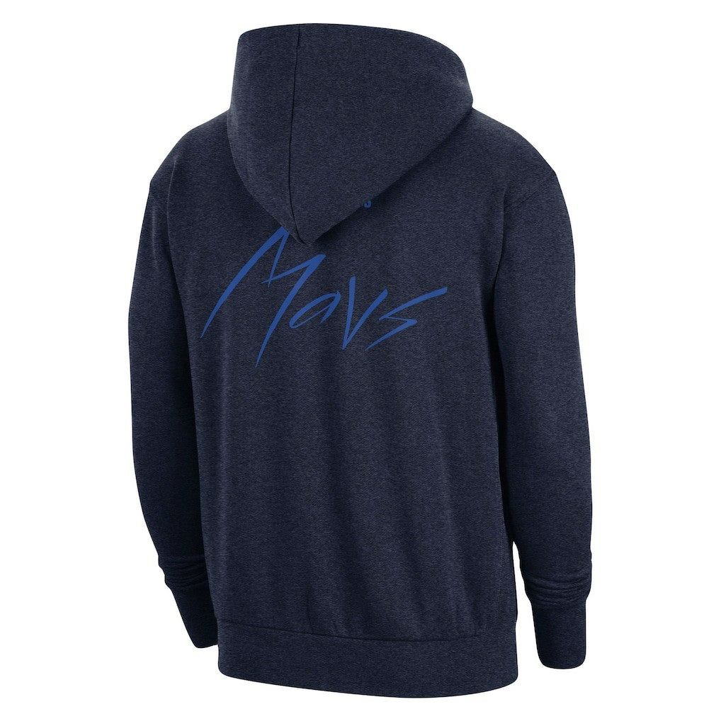 Dallas Mavericks Courtside Versus Flight Pullover Hoodie sale - Heather Navy outlet
