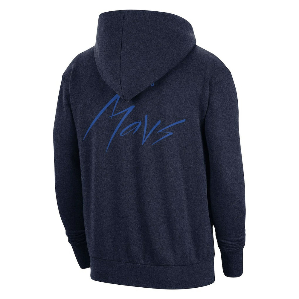 Dallas Mavericks Courtside Versus Flight Pullover Hoodie sale - Heather Navy outlet