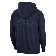 Dallas Mavericks Courtside Versus Flight Pullover Hoodie sale - Heather Navy outlet