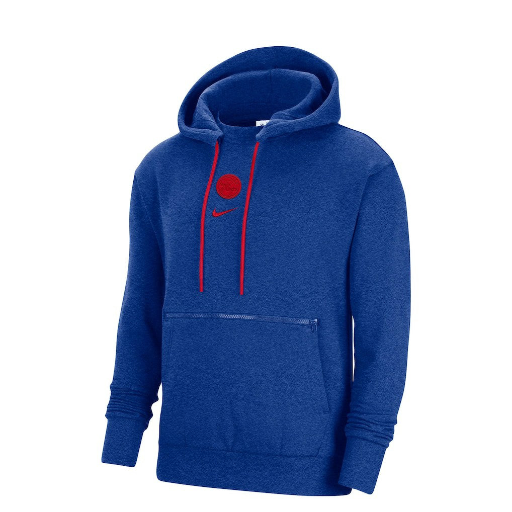 Philadelphia 76ers Courtside Versus Flight Pullover Hoodie - Heather Royal shop