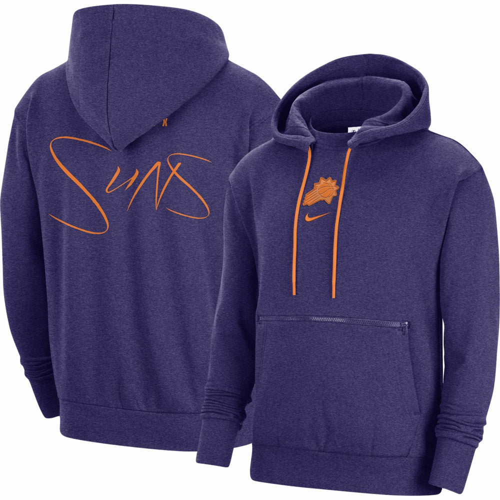 Phoenix Suns Courtside Versus Flight Pullover Hoodie - Heather Purple for sale