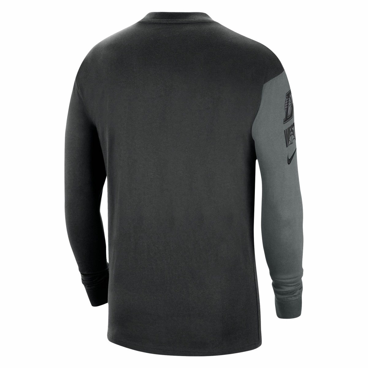 Los Angeles Lakers Courtside Versus Flight MAX90 Long Sleeve T-Shirt - Black cheap