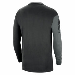 Los Angeles Lakers Courtside Versus Flight MAX90 Long Sleeve T-Shirt - Black cheap