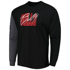 Chicago Bulls Courtside Versus Flight MAX90 Long Sleeve T-Shirt sale - Black cheap