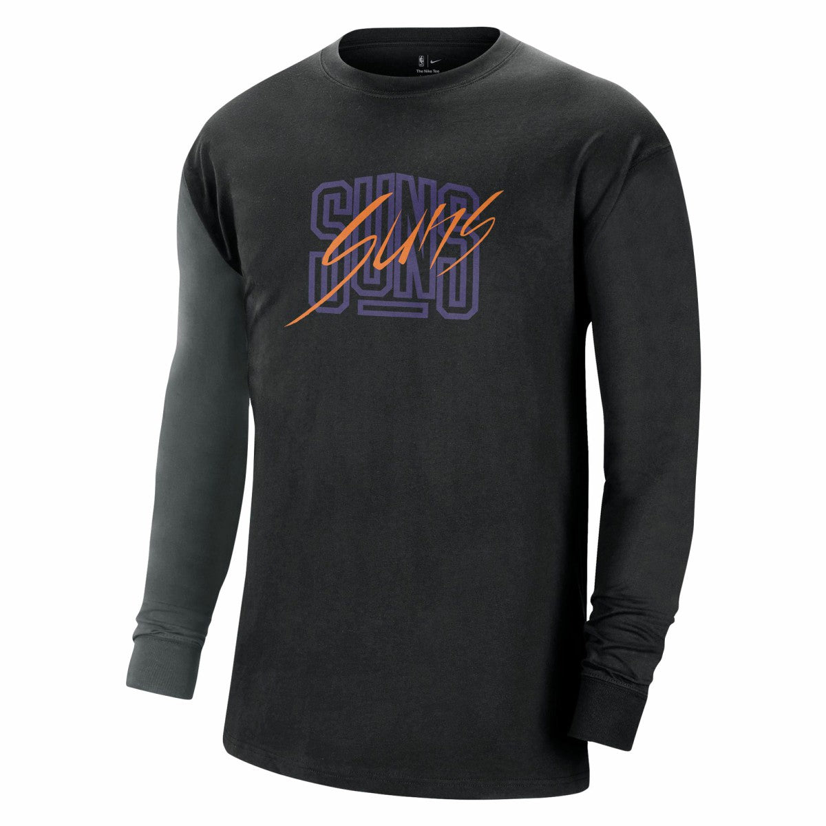 Phoenix Suns Courtside Versus Flight MAX90 Long Sleeve T-Shirt - Black shop