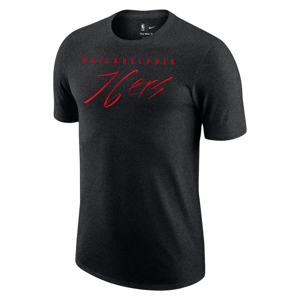 Philadelphia 76ers Courtside Versus Flight Max90 T-Shirt - Heather Black shop