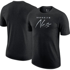 Brooklyn Nets Courtside Versus Flight Max90 T-Shirt - Heather Black for sale