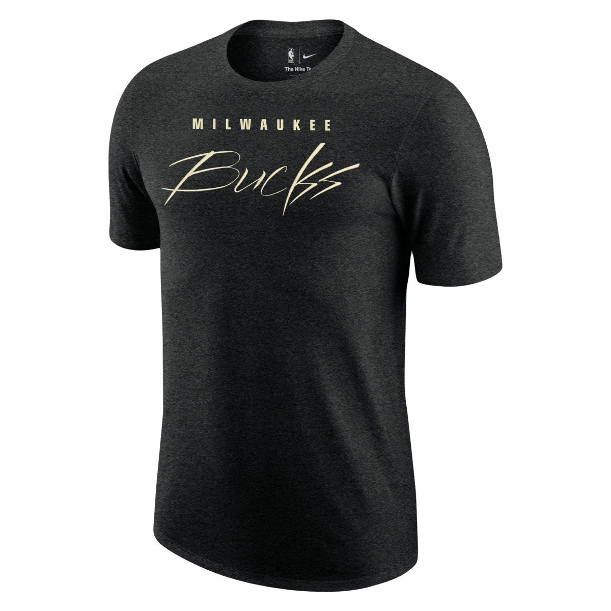 Milwaukee Bucks Courtside Versus Flight Max90 T-Shirt - Heather Black outlet