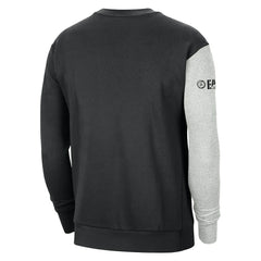 Boston Celtics Courtside Versus Force & Flight Pullover Sweatshirt - Black/Heather Gray sale