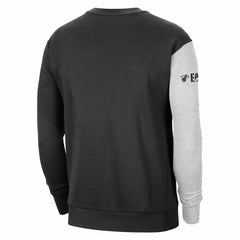 Miami Heat Courtside Versus Force & Flight Pullover Sweatshirt - Black/Heather Gray outlet