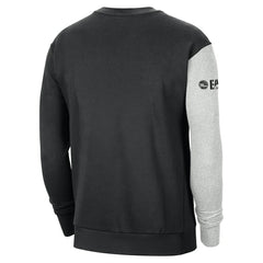 Philadelphia 76ers Courtside Versus Force & Flight Pullover Sweatshirt - Black/Heather Gray for sale