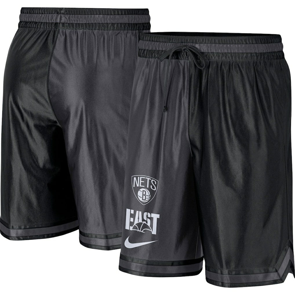 Brooklyn Nets Courtside Versus Force Split DNA Performance Shorts - Black/Anthracite sale