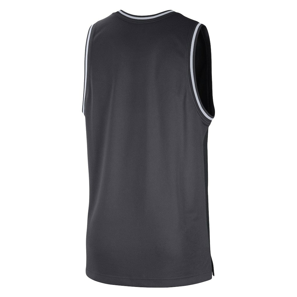 Brooklyn Nets Courtside Versus Force Split DNA Performance Mesh Tank Top - Black/Anthracite sale