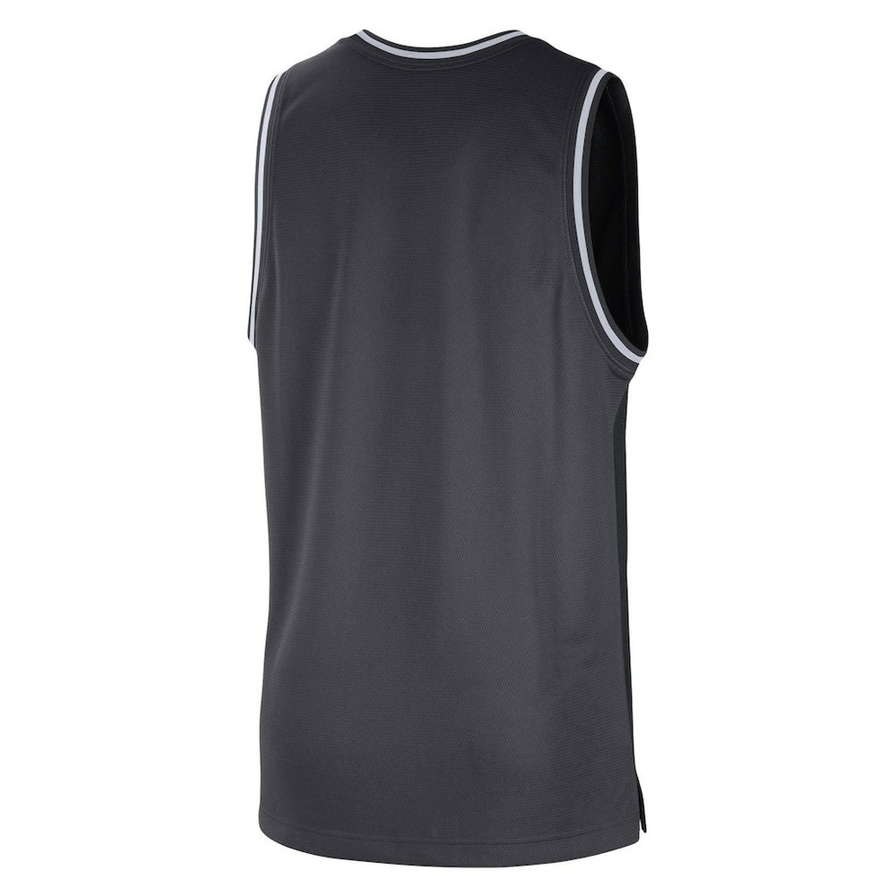 Brooklyn Nets Courtside Versus Force Split DNA Performance Mesh Tank Top - Black/Anthracite sale