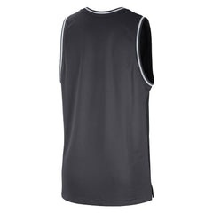 Brooklyn Nets Courtside Versus Force Split DNA Performance Mesh Tank Top - Black/Anthracite sale