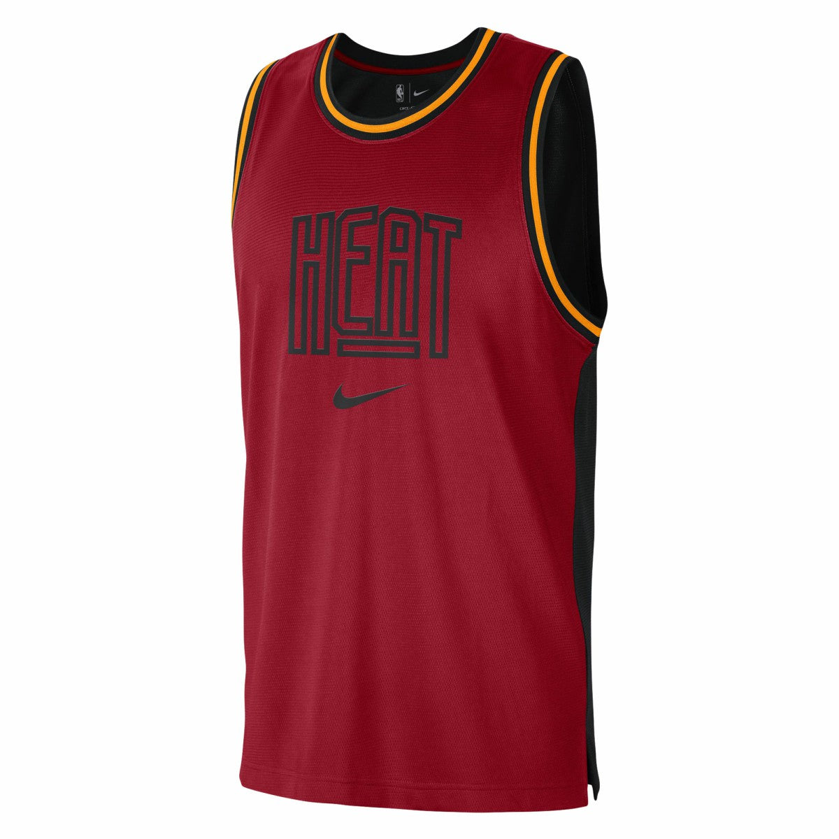Miami Heat Courtside Versus Force Split DNA Performance Mesh Tank Top - Red/Black outlet