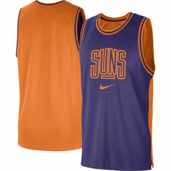 Phoenix Suns Courtside Versus Force Split DNA Performance Mesh Tank Top - Purple/Orange discount