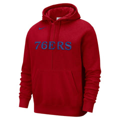 Philadelphia 76ers Courtside Versus Stitch Split Pullover Hoodie - Red discount