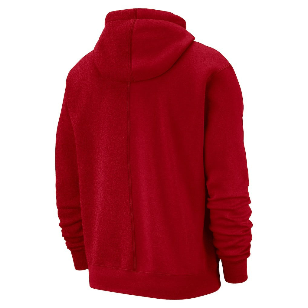 Philadelphia 76ers Courtside Versus Stitch Split Pullover Hoodie - Red discount