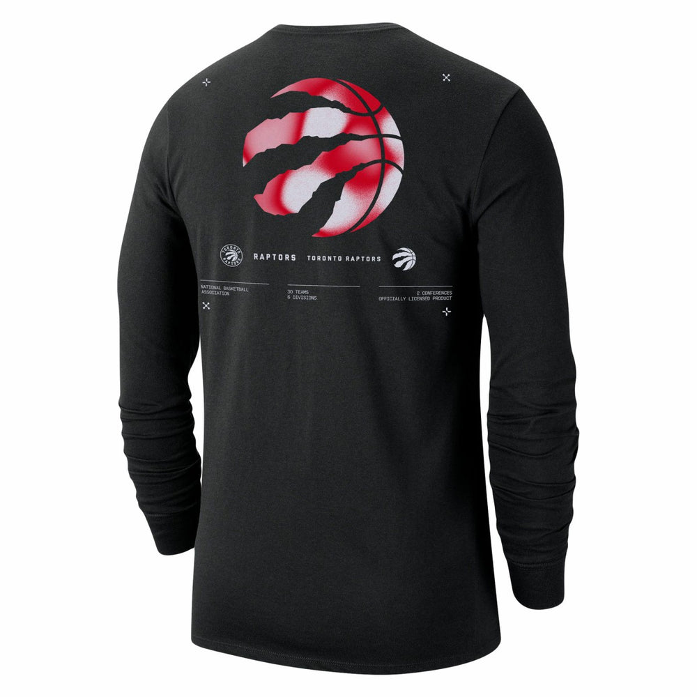 Toronto Raptors Essential Air Traffic Control Long Sleeve T-Shirt - Black on sale