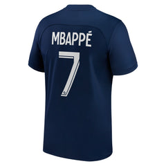 Kylian Mbappé Paris Saint-Germain 2022/23 Home Replica Player Jersey - Blue shop