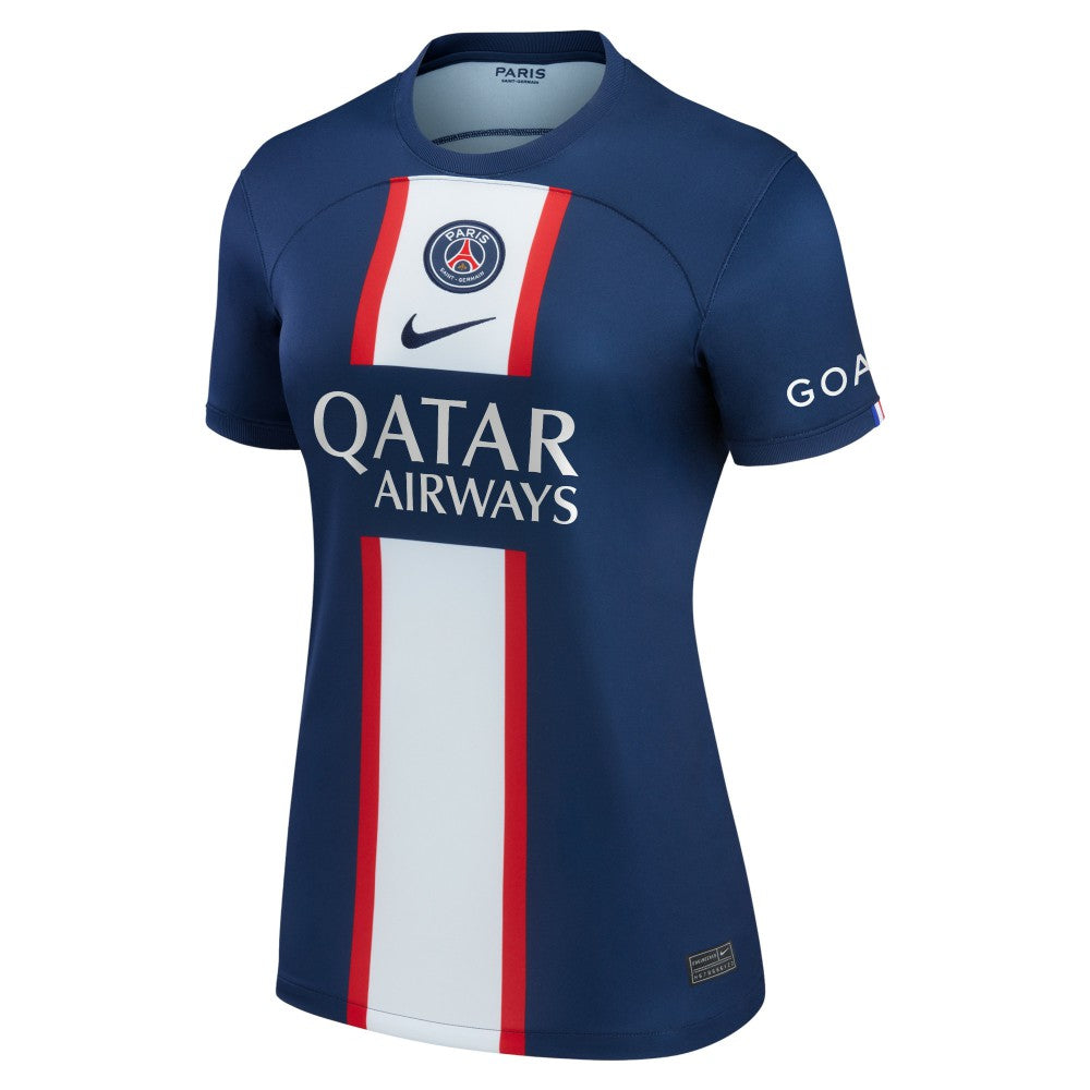 Kylian Mbappé Paris Saint-Germain Women's 2022/23 Home Replica Player Jersey - Blue cheap
