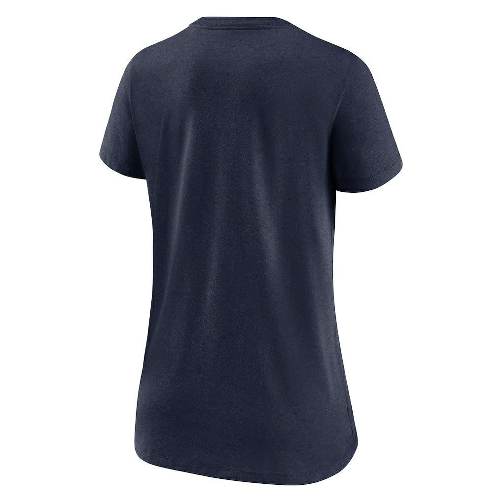 New England Patriots Women's Hometown Collection Tri-Blend V-Neck T-Shirt - Navy for sale