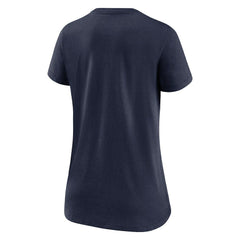 New England Patriots Women's Hometown Collection Tri-Blend V-Neck T-Shirt - Navy for sale