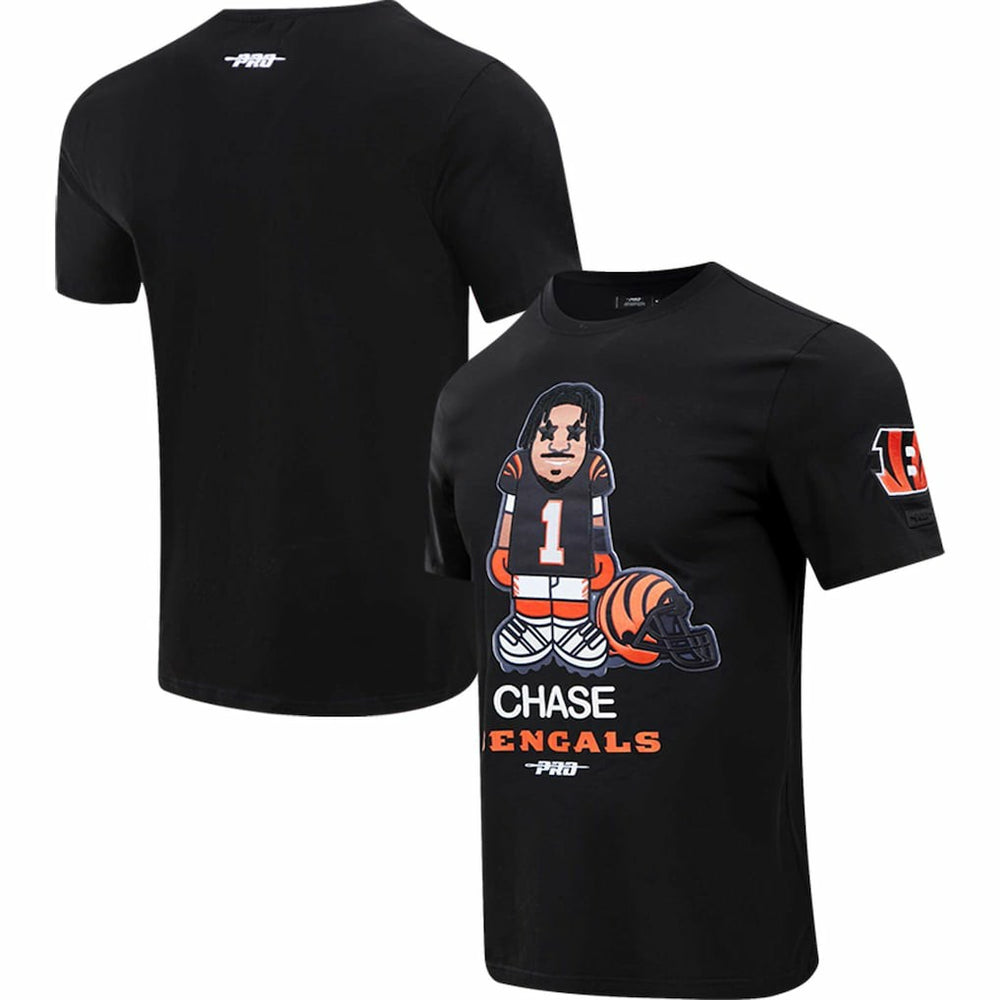 Ja'Marr Chase Cincinnati Bengals Pro Standard Player Avatar Graphic T-Shirt - Black discount