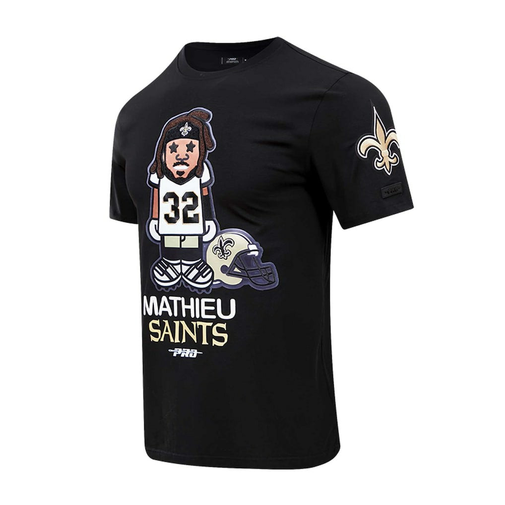 Tyrann Mathieu New Orleans Saints Pro Standard Player Avatar Graphic T-Shirt - Black for sale
