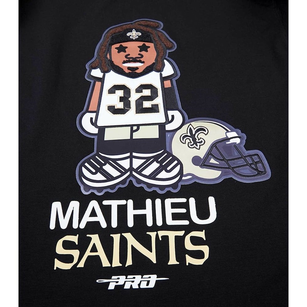 Tyrann Mathieu New Orleans Saints Pro Standard Player Avatar Graphic T-Shirt - Black for sale