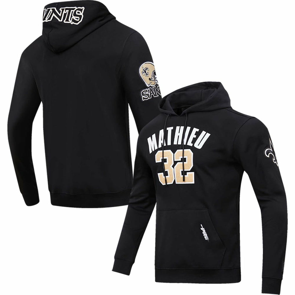 Tyrann Mathieu New Orleans Saints Pro Standard Player Name & Number Pullover Hoodie - Black outlet