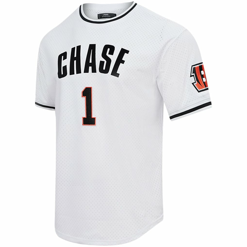 Ja'Marr Chase Cincinnati Bengals Pro Standard Mesh Player Name & Number Top - White cheap