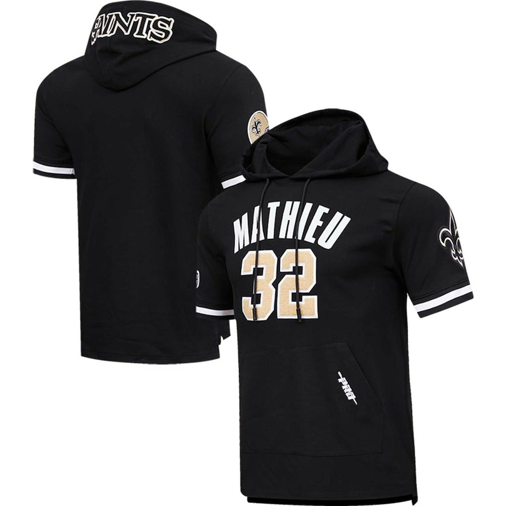 Tyrann Mathieu New Orleans Saints Pro Standard Player Name & Number Hoodie T-Shirt - Black outlet