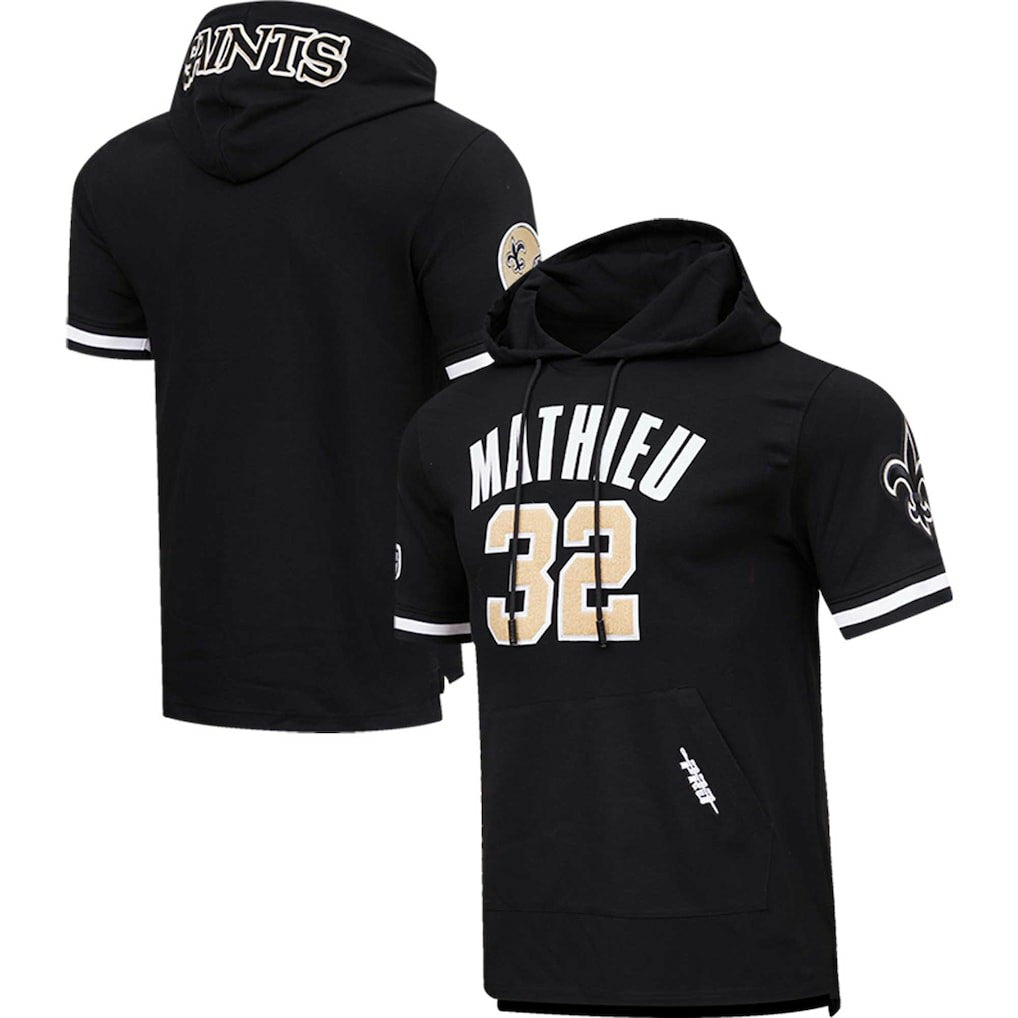 Tyrann Mathieu New Orleans Saints Pro Standard Player Name & Number Hoodie T-Shirt - Black outlet