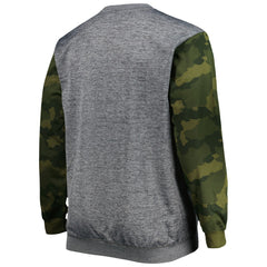 Los Angeles Lakers Big & Tall Camo Stitched Sweatshirt - Heather Charcoal on sale