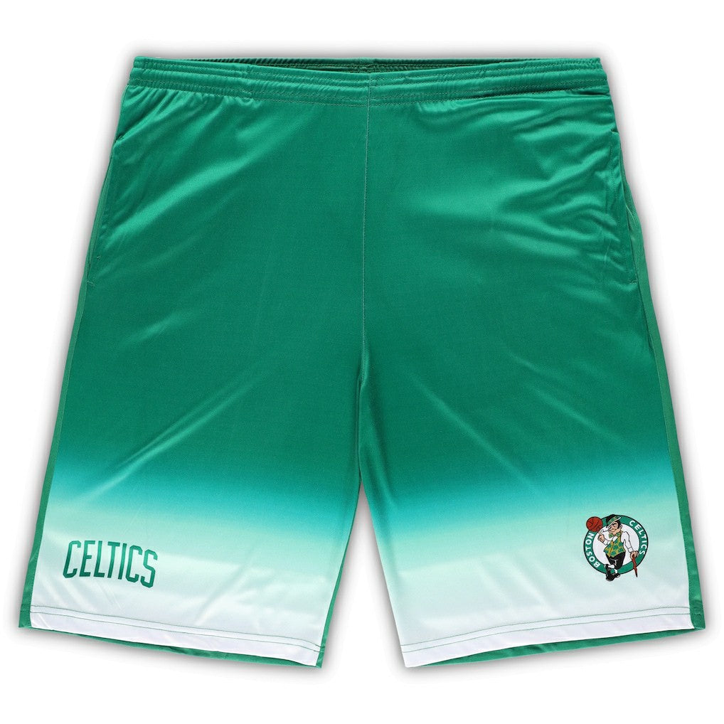 Boston Celtics Big & Tall Fadeaway Shorts - Kelly Green discount