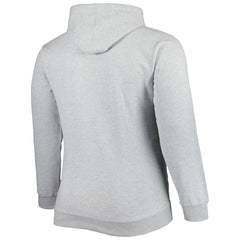Brooklyn Nets Big & Tall Wordmark Pullover Hoodie - Heather Gray cheap