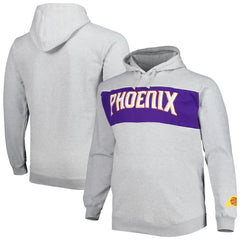 Phoenix Suns Big & Tall Wordmark Pullover Hoodie - Heather Gray shop