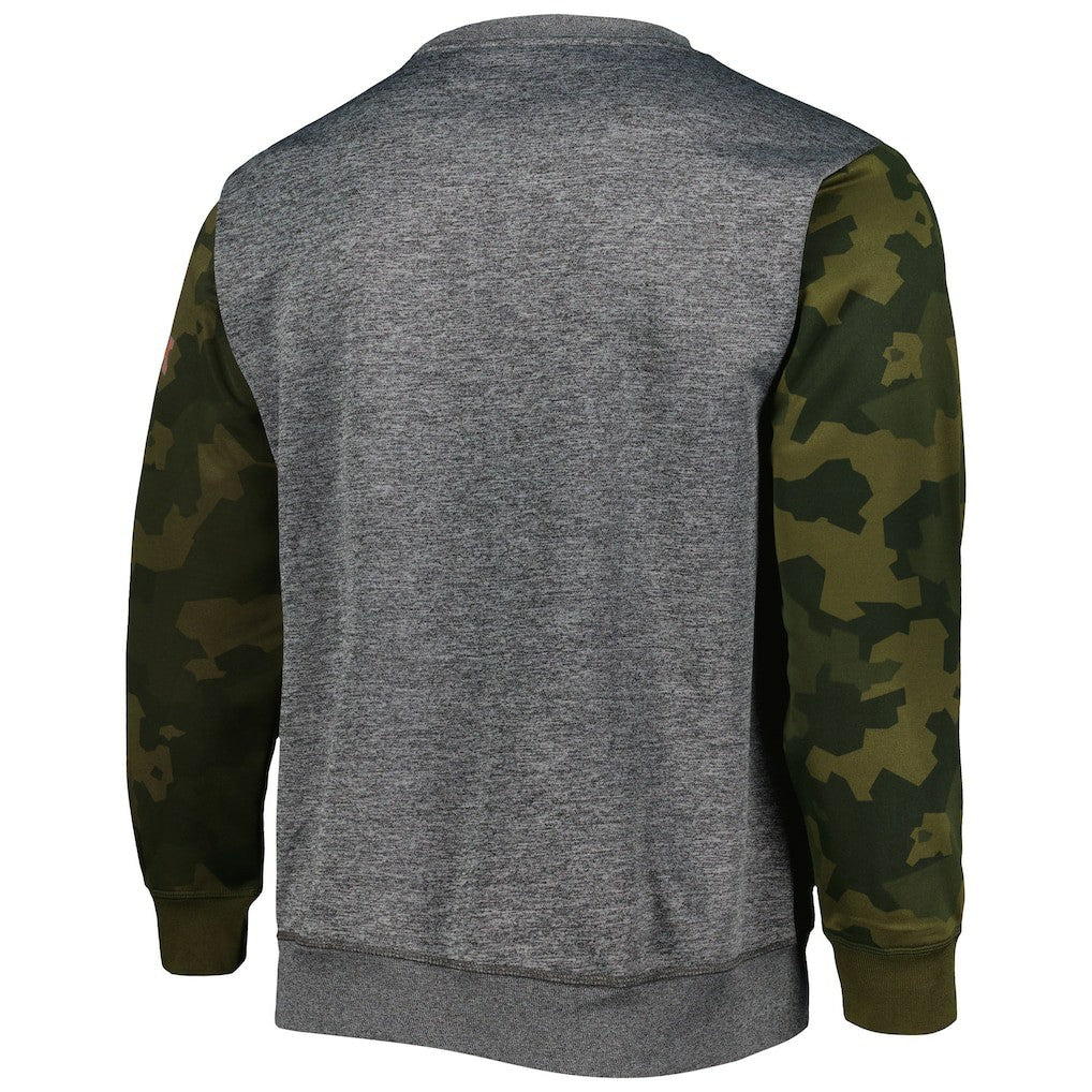 Brooklyn Nets Camo Stitched Sweatshirt - Heather Charcoal shop