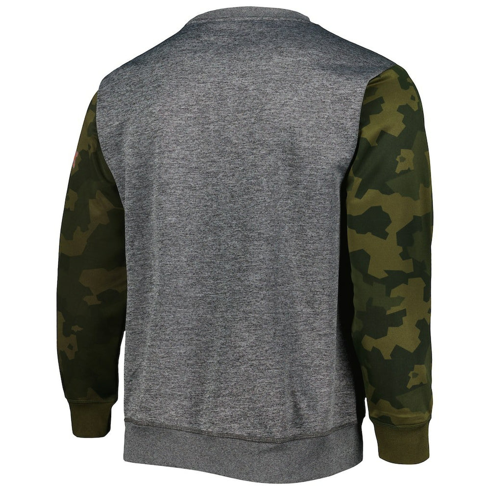 Brooklyn Nets Camo Stitched Sweatshirt - Heather Charcoal shop