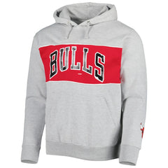 Chicago Bulls Wordmark French Terry Pullover Hoodie - Heather Gray outlet