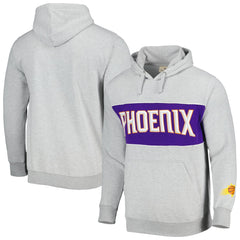 Phoenix Suns Wordmark French Terry Pullover Hoodie - Heather Gray on sale