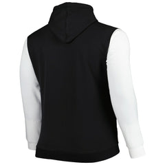 Brooklyn Nets Big & Tall Bold Attack Pullover Hoodie - Black/White outlet