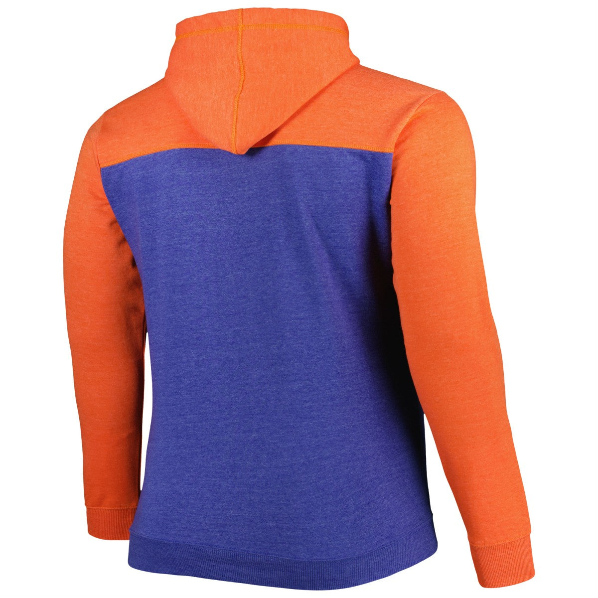 New York Knicks Big & Tall Down and Distance Full-Zip Hoodie - Heathered Blue/Heathered Orange online