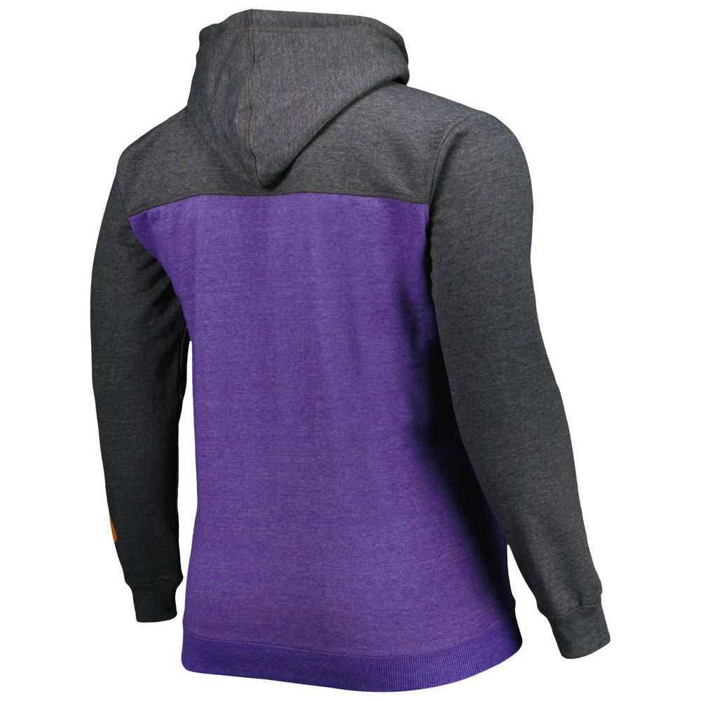 Phoenix Suns Big & Tall Down and Distance Full-Zip Hoodie - Purple/Heathered Black online