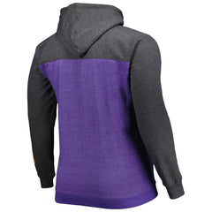 Phoenix Suns Big & Tall Down and Distance Full-Zip Hoodie - Purple/Heathered Black online